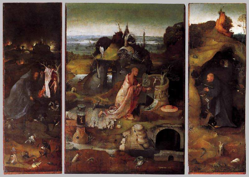 Hieronymus Bosch Hermit Saint France oil painting art
